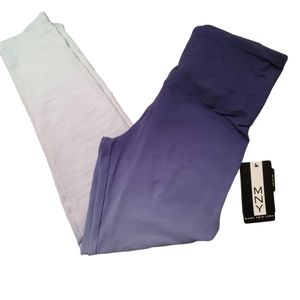 MARC OF NEW YORK LEGGINGS OMBRE BLUE NWT